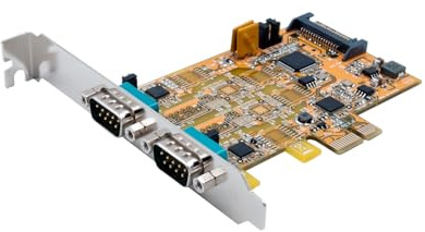 Exsys Serieller Adapter PCIe RS-232/422/485/V.24 x 2