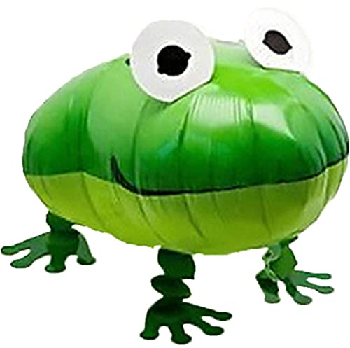 Airwalker Folienballons * Laufende Tiere * als Deko für Geburtstag und Party | 34-115cm groß | Walking Animals Kinder Kindergeburtstag Partydeko Luftballons Ballons, Edition: Frosch