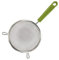 Fackelmann 687071 Passoire en Maille de 14cm de diamètre à Manche en Plastique écosourcé, Tamis, Passoire INOX, Acier Inoxydable, Manche en Plastique Bio, 28x14cm
