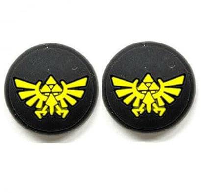 Grips Joystick para Nintendo Switch, Lite, Goma Protector, SIMBOLOR Hyrule Zelda