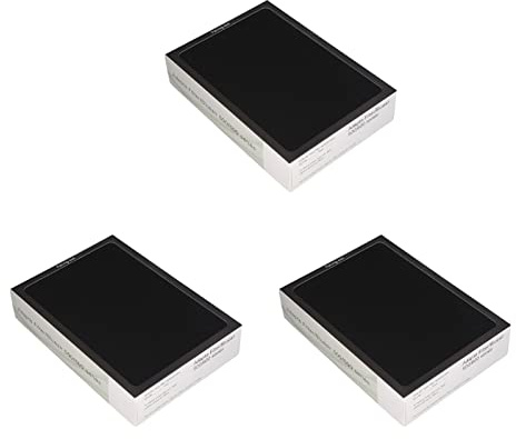 3 Stück Luftreiniger Filter Ersatz Hocheffiziente Aktivkohlefilter Effizient Leistungsstarkes Einweg-Partikelfilter-Set für 500 600 Serie