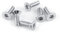 50pcs M4 Flachkopfschrauben, Edelstahl SS304 Flachkopf Sternantrieb Schrauben Senkkopf Maschinenschraube Bolzen (M4×20)