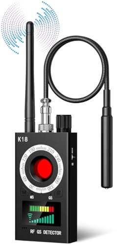 Hidden Camera Detectors, 4 in1 Detector - Anti Spy Detector/Anti Listening Devices/Anti GPS Tracker Detector/Anti Eavesdropping Devices, RF Detector in Office Car or Meeting or Hotel