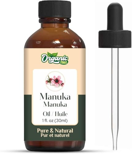 Organic Zing Top Selling Oils. (30 ml, Manuka)
