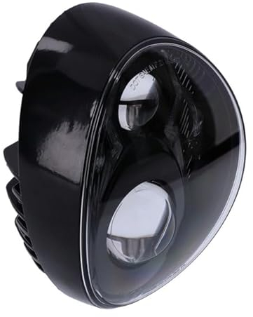 Für Motorrad kompatibel mit Harley komplette Parabola Scheinwerfer Plug & Play H4 LED Schwarz ECE und DOT zugelassen für Motorrad Breakout 18-19 FXBR Breakout 107; 18-22 FXBRS Breakout 117
