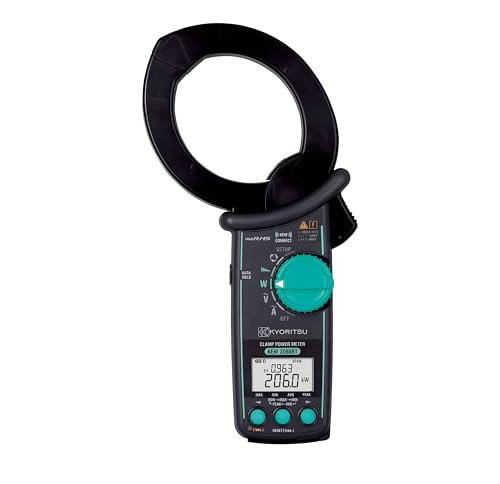 Japan Quality KYORITSU KEW 2060BT 2062 2062BT Clamp power Meter AC/DC Multimeter 1000V,1000A Harmonic Power Tester Clamp Power Meter with Current Test Power Testing 3-Phase Auto Multimeter(2060BT)
