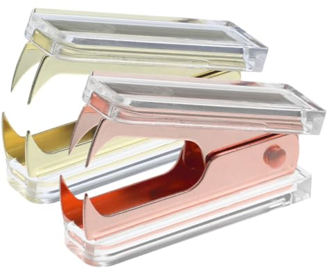 HOODANCOS 2stücke Klammerentferner Aus Metall Für Büroklammern Hand-nagelheber Für Hohe Beanspruchung Einfacher Heftklammerzieher Zum Entfernen Von Pinnwandklammern