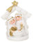 Logbuch-Verlag kleine Tischkrippe 8 cm Mini Krippe Weihnachtskrippe zum Hinstellen Heilige Familie Figur Weihnachten weiß Gold