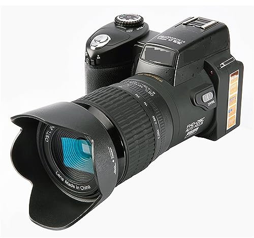 MZZYG Video Camera 24X Optical Zoom Digital Cameras For Photography Auto Focus 33MP Photo SLR DSLR 1080P HD Video Camcorder 3 Lens Kit(16G SD Card,No Flashlight)