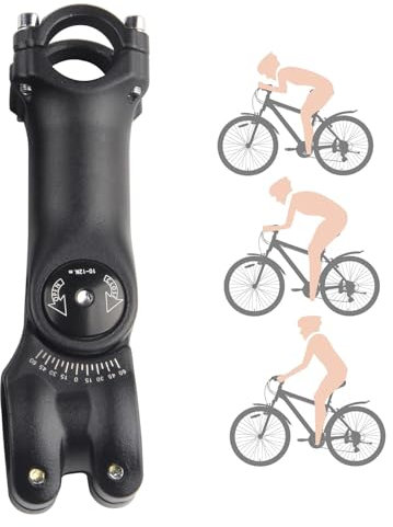 Limeow 1 Ud Potencia Bicicleta Potencia Mtb Elevador Manillar Bicicleta Adecuado para Bicicletas de Montaña Bicicletas de Carretera Bicicletas de Ciudad Bicicletas Plegables Bicicletas Grava y e-Bikes