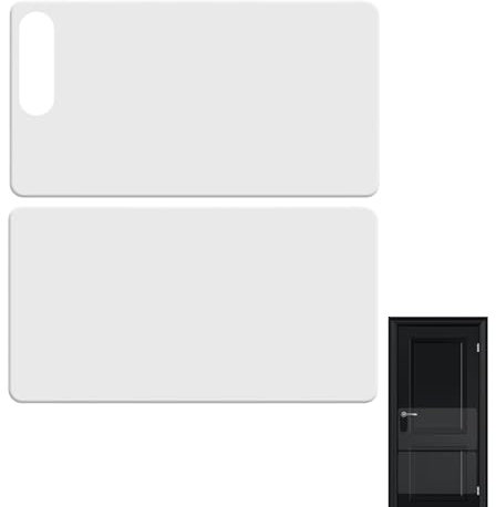 Geteawily Protector de Puerta antiarañazos, protección contra arañazos de Perros, Gatos, protección contra arañazos, Protector de Garra de Puerta, Protector Adhesivo para Muebles