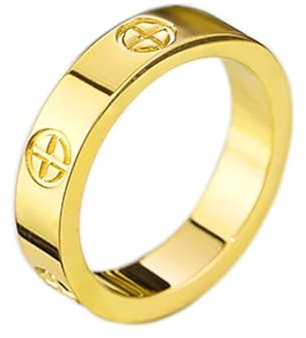 Hasdnker Rings Ring Jewellery Women Men Screw Rings Love Ring Luxury Brand Jewelry Phillips For Women Nail Shape Rose Gold Silver Color Size 5 To10 5 Screwgoldcolor