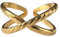 Positiva Jewelry 18K Gold Verstellbarer Ring – Wasserfest, Modern & Langlebig – Eleganter Damen Schmuck für Alltag & Events