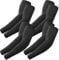 fuinloth 4 Paare Gaming Arm Sleeves, Arm Stulpen Armschoner für Damen/Herren, Volleyball Basketball Sport Ärmel 4 Schwarz