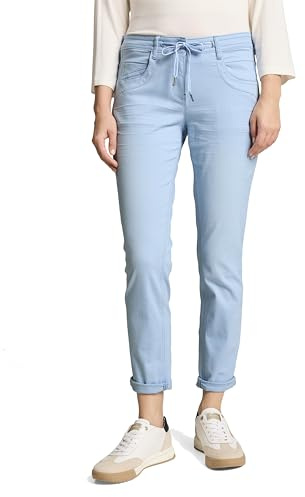 TOM TAILOR Damen Tapered Relaxed Hose mit Kordelzug