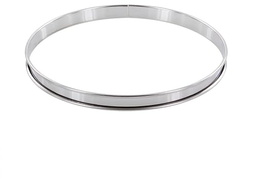 Cercle à tarte en inox 24 cm hauteur 2 cm - Alice Délice
