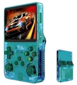 Pocket Game Retro - 20 Ans de Gaming en Un Seul clic Console de Jeu Portable 128G - Écran IPS HD 3,5 Pouces - Plus de 20 000 Jeux Classiques - Conception à Double Joystick