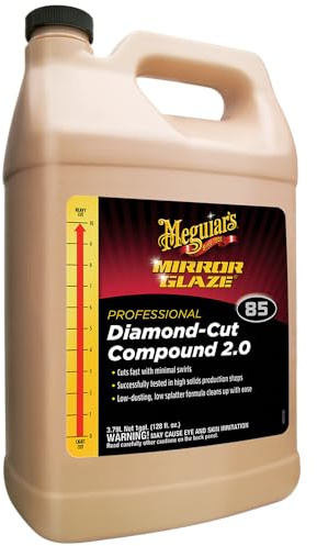 Meguiars M8501 Meguiars Diamond Cut Compound, Weiß, 3,8 l