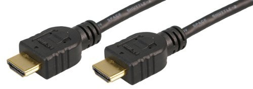 BIGtec High Speed 10m HDMI Kabel Full HD 1080p 10 m 10,00m St/St vergoldet/schwarz HDMI