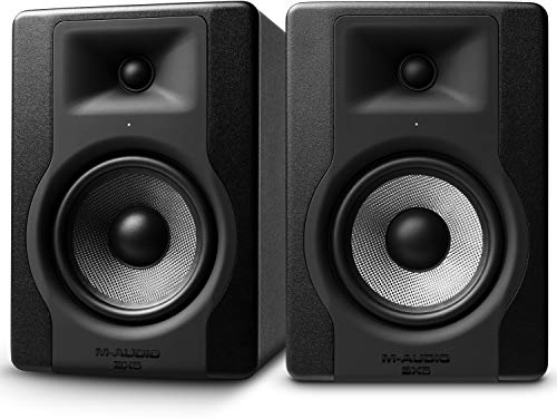 M-Audio BX5 D3 - Coppia Casse Monitor da Studio Attive da 100 W, con Woofer da 5 e Controllo Acoustic Space, Riferimento per Produzione Musicale e Mixaggio