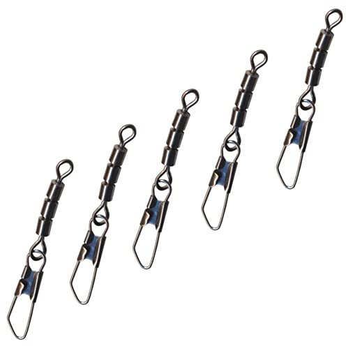 FTM Unisex – Erwachsene 10C6101100C10 Trout New Generation 3fach Clip-5 Wirbel zum Forellenangeln, Angelwirbel, Dreifachwirbel für Forelle, Größe/Tragkraft:Gr. 6/9kg, Bunt, Normal