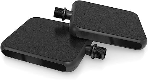 Fahrrad Pedale Reflex All Black Edition - Das Pedal für moderne Pendler - Optimale Kraftübertragung, perfekter Grip, Das ultimative City Pedal für alle Schuhe - für E Bikes, Singlespeed, BMX u.v.m.