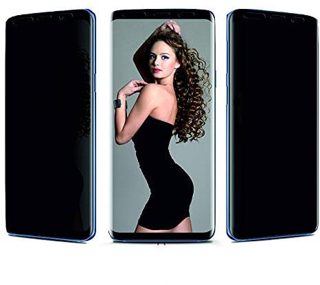 Arrivly Anti-Spähen Panzerfolie für Samsung Galaxy S9+ / S8+ Blickschutzfolie Privacy Screen Protector [Anti-Spy] TPU Film Blickschutz Folie Kratzfest Sichtschutzfolie [Kein Glas] (Galaxy S9+)
