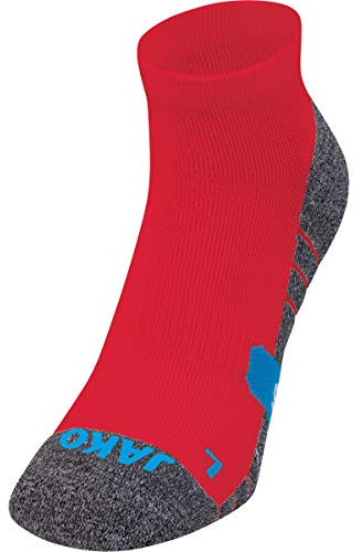 JAKO Unisex Trainingssocken Kurz, Sportrot, 39-42
