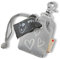 Wolters Poopy Bag Holder (Hundekotbeutel nicht dabei) 9 x 7,5 x 2,5 cm, Farbe:hellgrau