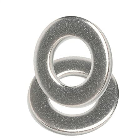 Arandela plana M8 (8 mm) (forma A) – Acero inoxidable (A2) (paquete de 50)