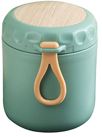 Cabilock Food Flask Portable Sealed Soup Cup Microwaveable Soup to- Go Container Leakproof Soup Jar Insulated Cup Food Container with Spoon for Work Travel (Green)