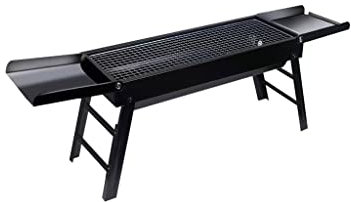 PEPDRO Réchaud à Barbecue extérieur, Gril à Charbon, brochette à Charbon Domestique, Outil, réchaud à Barbecue, Grille à Tirer, réchaud à tirage latéral