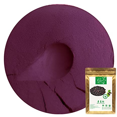 Plant Gift 100% Pure Mulberry Powder 100G/3.25oz 桑葚粉, Nicht-GVO-Pulver, Maisgrieß, keine Füllstoffe, keine Zusatzstoffe, natürliches Zitronenmehl, toller Geschmack für Getränke
