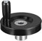 TA-VIGOR 63mm Revolving Handle Hand Wheel, 8mm Hole Diameter Back Corrugated Handwheel for Milling Machine Lathe Lead Screw with Plastic Handle
