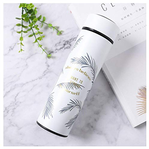 Botella termo de acero inoxidable de 400 ml, botella de agua, termo de alimentos, taza de oficina para hombres y mujeres