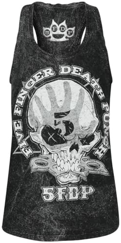 Five Finger Death Punch 1 2 F U Frauen Top anthrazit Band-Merch, Bands