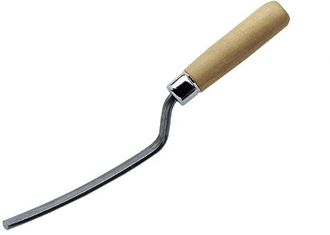 La zappa Fugenkelle halbrund mit Holzgriff (14 x 1 cm)