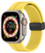 DMVEIMAL Cinturino per Apple Watch Ultra/2 49mm 44 mm 45mm 42 mm 40mm 41 mm 38mm iWatch Band 44mm 45 mm Uomo/Donna,Sport Silicone Magnetico Cinturini Apple Watch Serie 9 8 7 6 5 4 3 se,Crema Giallo