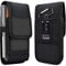 MOELECTRONIX Étui de ceinture vertical pour Cubot Kingkong 9, 8, 7, 6, 5 Pro Star Power 4G 5G King Kong, avec mousqueton, clip et boucle, protection latérale, noir