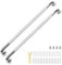sunzone 2 maniglie per bagno, 81,3 cm, antiscivolo, in acciaio inox SUS 304 cromato, per bagno, doccia, corrimano di sicurezza, per anziani e persone anziane
