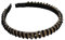 scicent Stirnband Kunstperlen Stirnbänder Niedlich Haarreifen Damen Hochzeit Braut Haarbänder Geflochten Strass Stick Perlen Knoten Haarschmuck für Frauen 16520