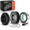 Frankberg 1x Kit d'embrayage du Compresseur Compatible avec M.i.n.i R50 R53 C.o.o.p.e.r C.o.o.p.e.r S John C.o.o.p.e.r Works One S Works Clio II Camionnette/Hatchback SB0/1/2 Remplacer# 64526918122