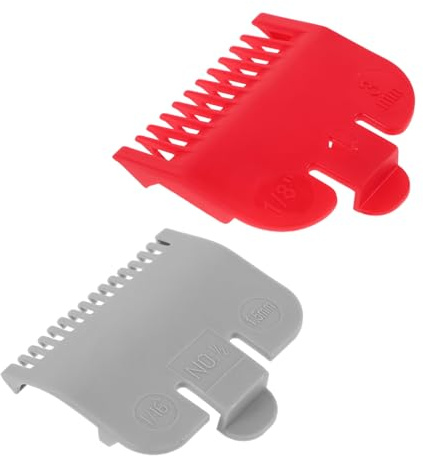 2 Stück Haarschneidezubehör Trimmer Aufsätze Kunststoff