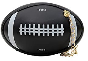 Modische Rugby-Form für Damen, Alltags-Handtasche, Clutch, Umhängetasche, Crossbody-Tasche, Mädchen-Geldbörse, lustig, für Herren, g, Einheitsgröße