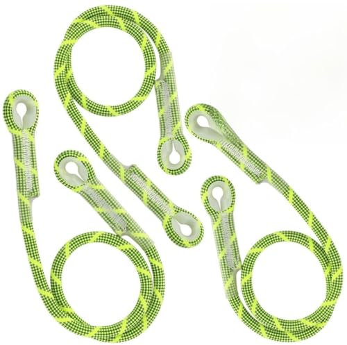 Prusik Cord da 10 mm, confezione da 3 corde pre-cucite, in nylon e kevlar per resistenza al calore