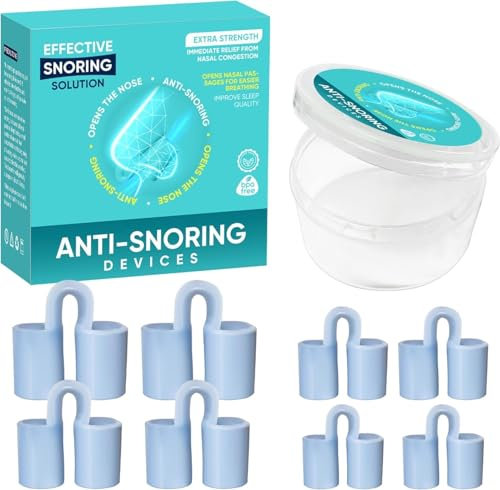 Anti Ronflement Efficace Puissant, 8 Pcs Dilatateur Nasal, Solution Pour Un Sommeil Plus Confortable Et Reposant