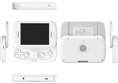 RCARTOYRTR RG Slide Retro-Handheld-Spielkonsole mit 4,7-Zoll-IPS-Bildschirm, Android 13-System, wiederaufladbarer 5000-mAh-Akku, Spielzeug und Geschenke für Erwachsene (Spiele nicht im Lieferumfang