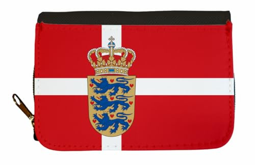 U24 Geldbörse Dänemark mit Wappen Brieftasche Portmonnaie