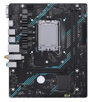 Placa Madre Placa Base Fit For MAXSUN H610M WiFi D5 Compatible con procesadores Intel Core LGA 1700 de 14.ª/13.ª/12.ª generación DDR5 M.2 PCIEX16 4.0 Componentes informáticos