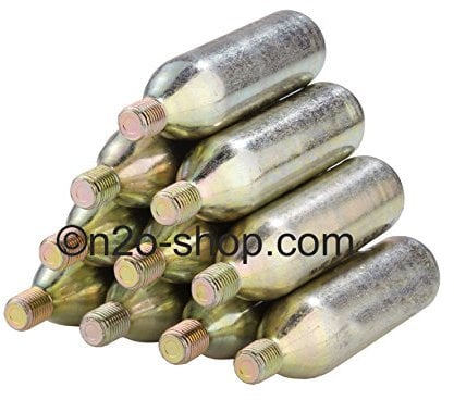 20 X 16g CO2 Kapseln mit Gewinde für Fahrradpumpen wie SKS, Zefal, Topeak